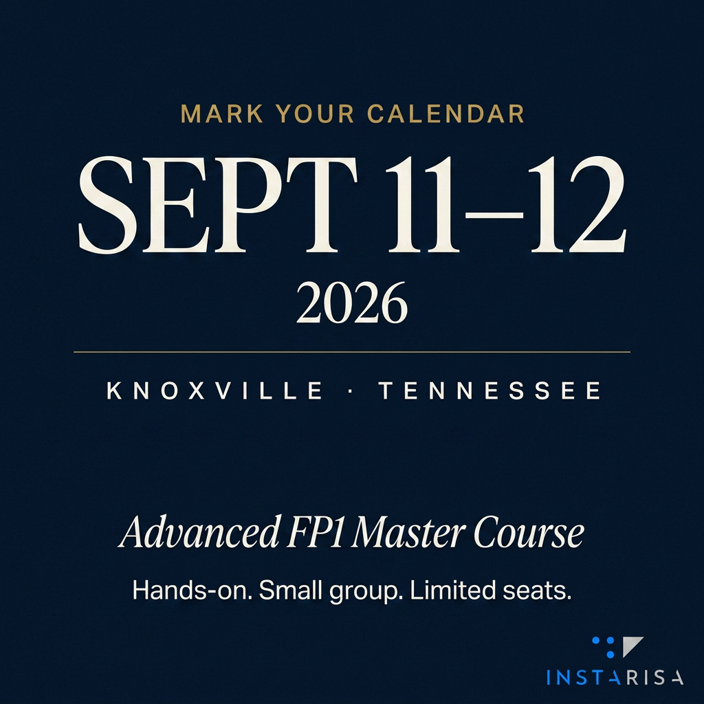 InstaRisa FP1: Advanced FP1 Full-Arch Techniques & Partial Extraction Therapy